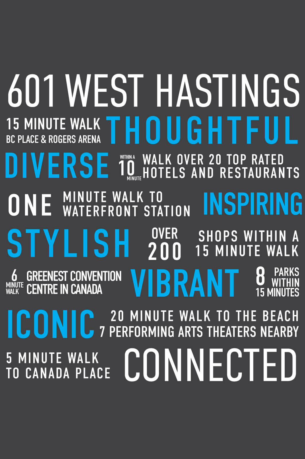 601 West Hastings Values