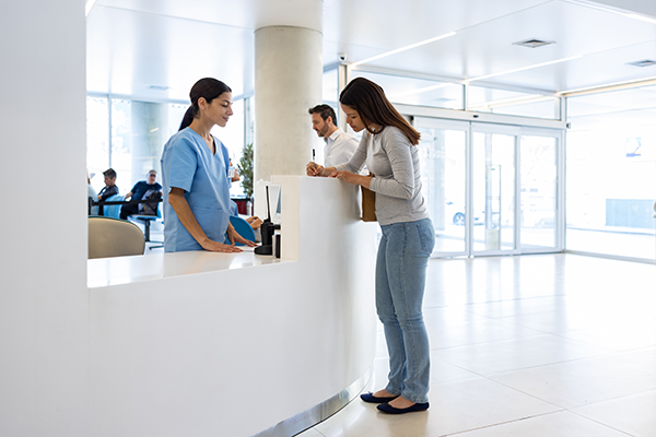 Healthcare reception